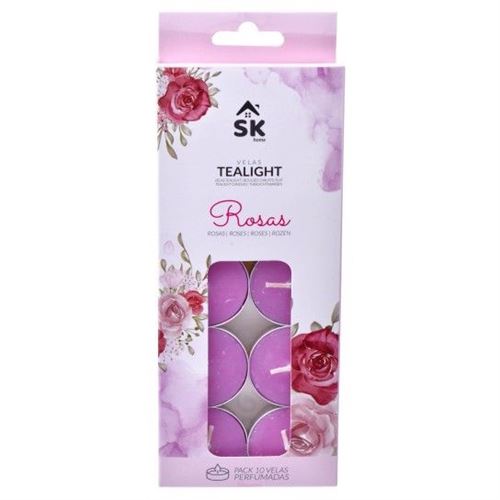 820831 VELA TEA LIGHT ROSAS 0082-083