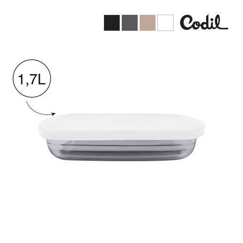 2911 CAIXA RET GLASS 1,7 LT BECLASSIC