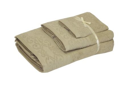 TOALHAS BANHO 3 PC 500G TAUPE LISO5