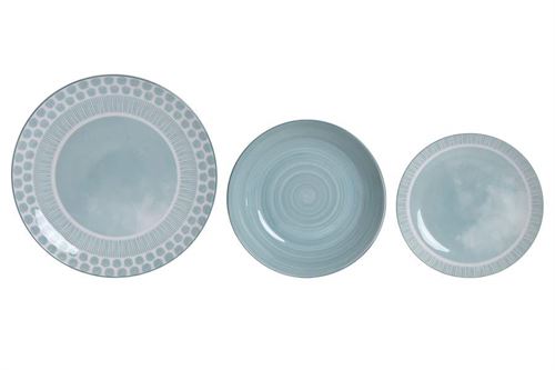 PC-228214 SERVIÇO 18PÇS TURQUESA