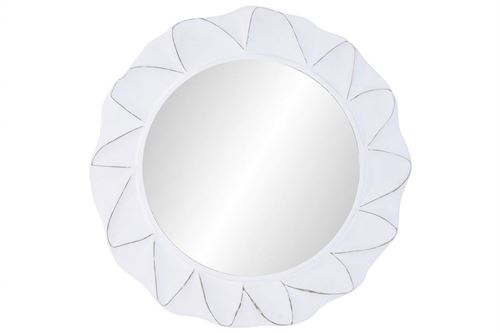 ES-226864 ESPELHO MDF VIDRO 81X3X78CM RUGOSO BRANCO