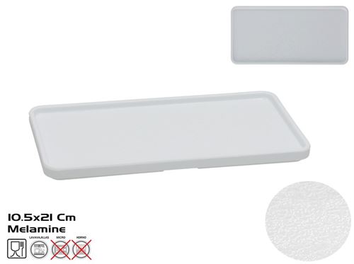 640358 TRAVESSA MELAMINA, 21X10,5CM, BRANCO