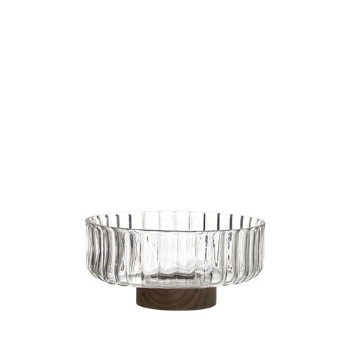 31805 TAÇA VIDRO BASE MADEIRA C 20,50 L 20,50 A 9,00