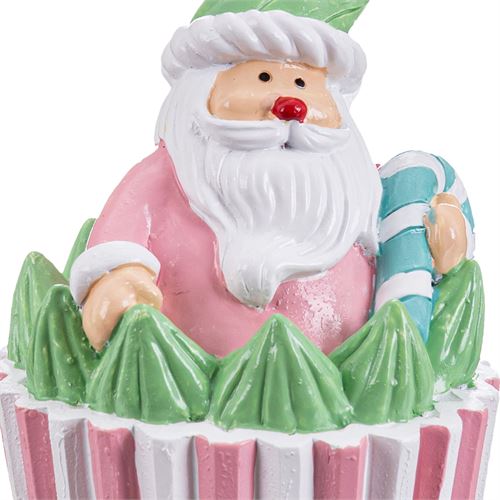 PAI NATAL CUPCAKE RESINA 5,50 X 5,40 X 12 CM