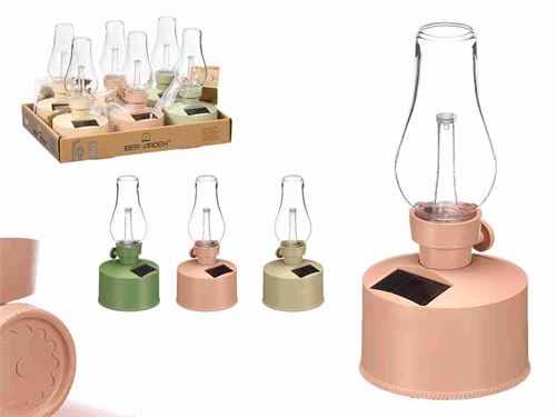 13462 LAMPADA SOLAR CANDELABRO 3 CORES