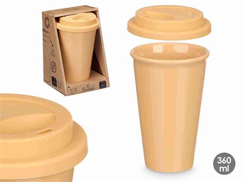 10980 COPO CERAMICA TAMPA SILICONE 360ML