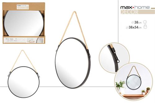 18447 ESPELHO PAREDE METAL 38X54CM