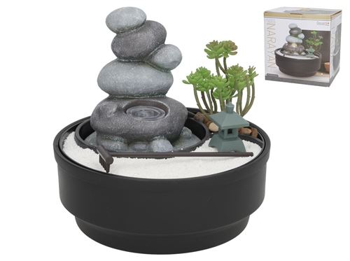 399423 FONTE DE JARDIM NARAYAN LED 21,5X21,5X21 CM