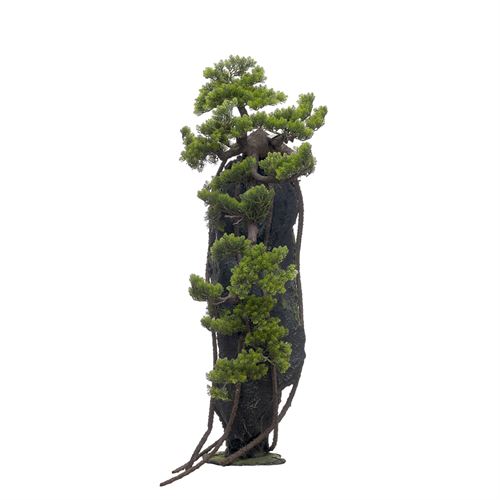 43546 PLANTA ARTIFICIAL - PEDRA C/BONSAI 120CM