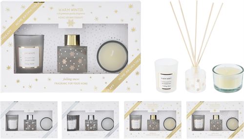ACC361170 CONJUNTO DIFUSOR COM VELAS NATAL