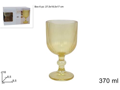 678671 COPO VIDRO PK6 370ML