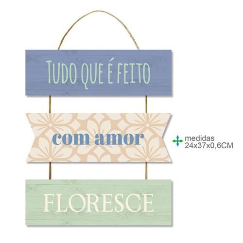 BD-78971 PLACA PAREDE MDF 24x37x0,6cm