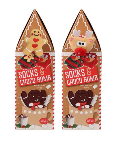 880165 CX CHOCO BOMB E MEIA 40GR