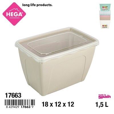 17663 FIAMBREIRO PRATIC RETANGULAR 1,5LT
