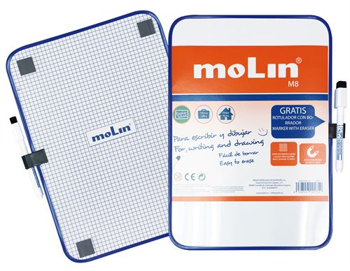 MOLIN QUADRO BRANCO A4 21X30CM