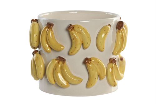 JR-220168 JARRA CERÁMICA 18X18X14 AMARELO