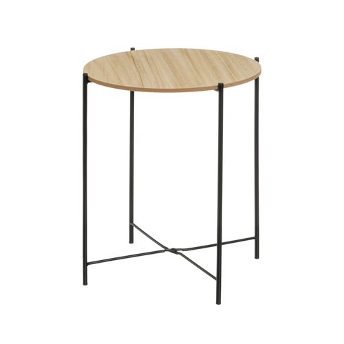 804868 MESA METAL-MDF PRETO 38 X 38 X 42 CM