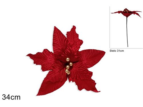 FLOR DE NATAL 34CM