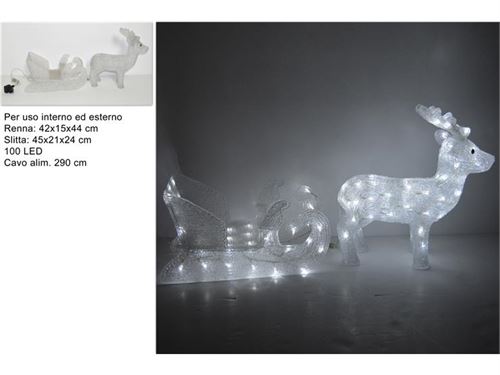 667299 RENA LUMINOSA ACRILICO 100LED
