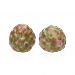 22810018 CONJUNTO SALEIRO PIMENTEIRO ALCACHOFRA CERAMICA