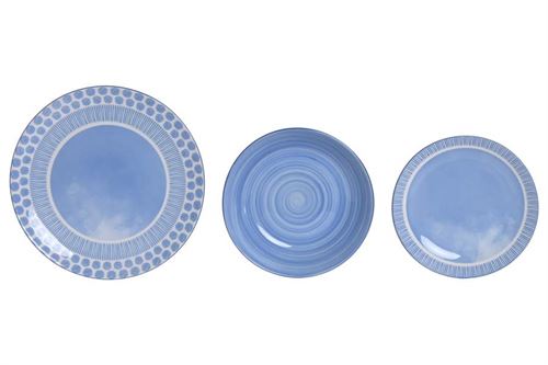 PC-228216 SERVIÇO 18PÇS PORCELANA AZUL CLARO