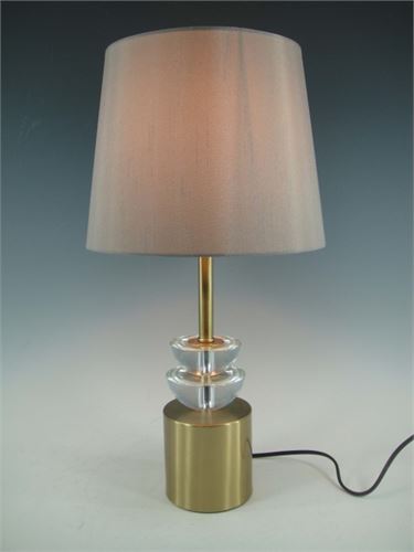 127534164 CANDEEIRO BASE METAL DOURADA 49CM