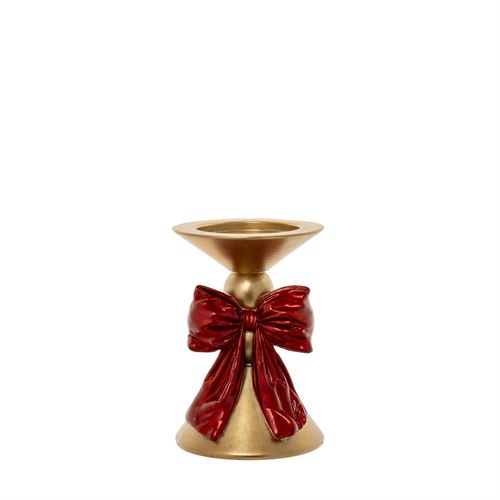 90524 CASTIÇAL LAÇO POLIRESINA 23CM