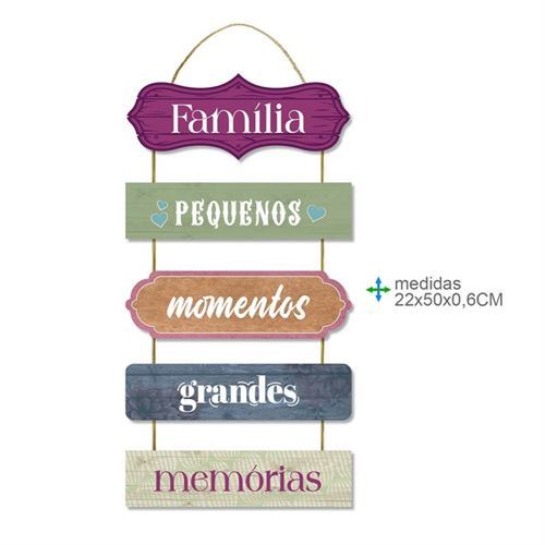 BD-78972 PLACA PAREDE MDF 22x50x0,6cm