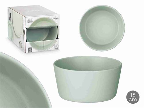 10065 TIGELA FUNDO 15CM LISO VERDE