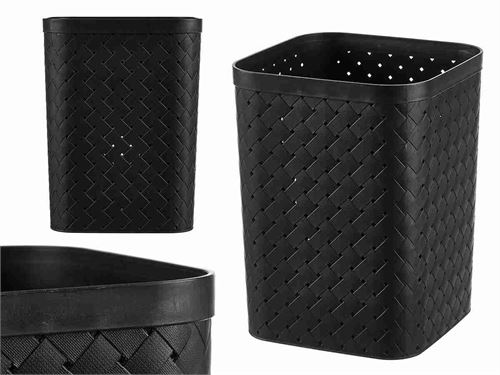 10651 BALDE LIXO QUADRADO PRETO