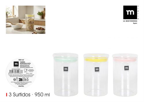 BY03030179933 FRASCO VIDRO 950ML PASTEL
