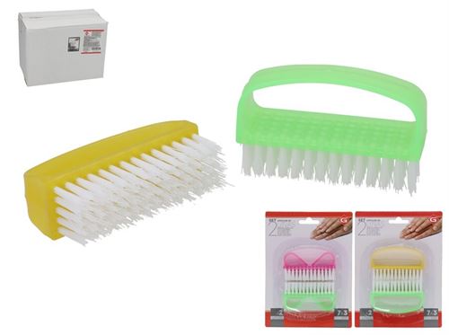 379371 SET 2 ESCOVA UNHAS