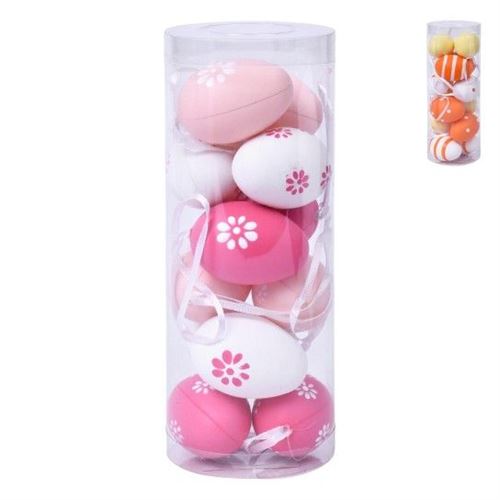 250454 PINGENTE OVO 12 UNIDADES 6X4CM