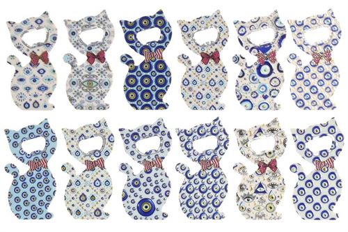 PC-224350 IMAN RESINA METAL GATO 5,5X1X10CM