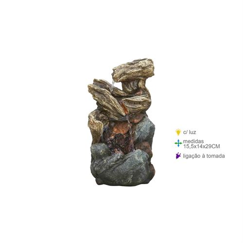 FR-77321 FONTE RESINA NATUREZA 15,5X14X29