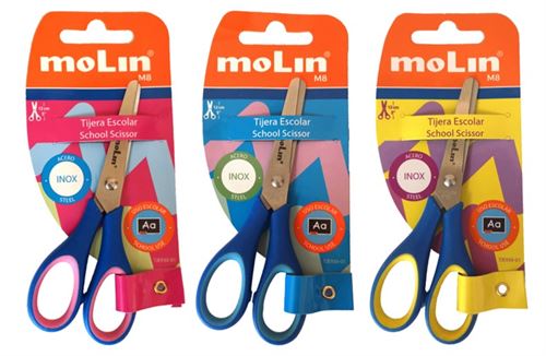 MOLIN BLISTER 1 TESOURA ESCOLAR