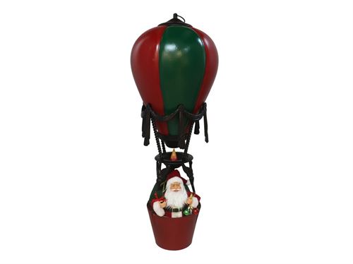 FIGURA DO PAI NATAL EM BALÃO VERDE/VERMELHO