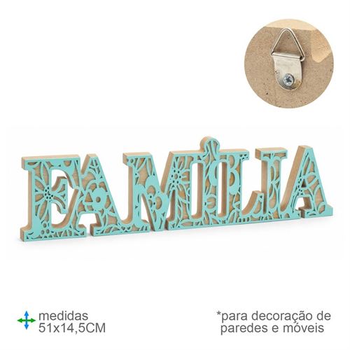 BD-79568 PALAVRA DECORAÇAO MDF 51X14,5CM