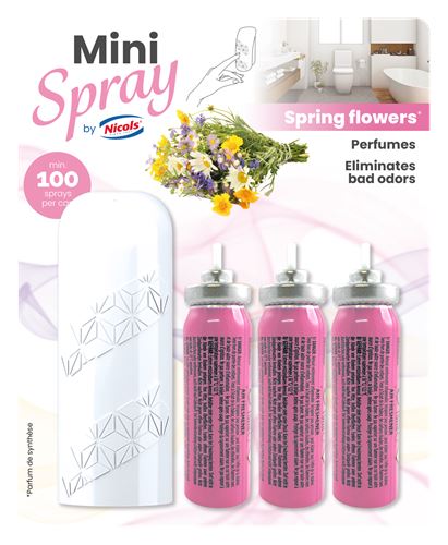 NICOLS MINI SPRAY AMB. SPRING FLOWERS 3X15