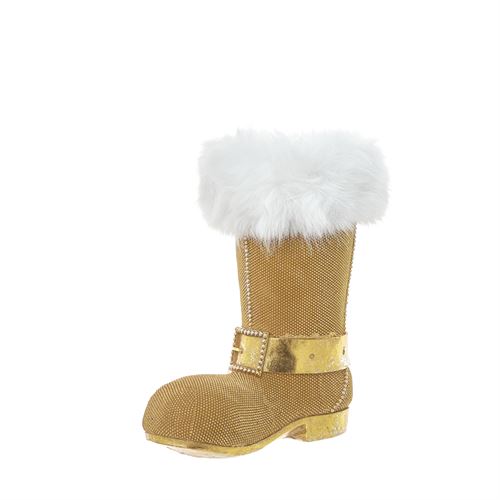 90510 BOTA RESINA COM PELO C 25,00 L 17,00 A 27,00