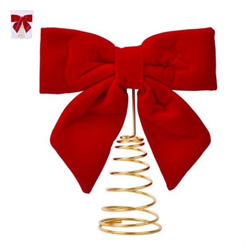 630853 TOPO ARVORE NATAL LAÇO 20X18CM SK 1263-085