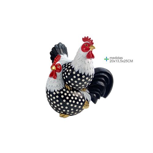 GR-78752 GALINHA RESINA PORTUGUESA 16x9,5x24,8cm