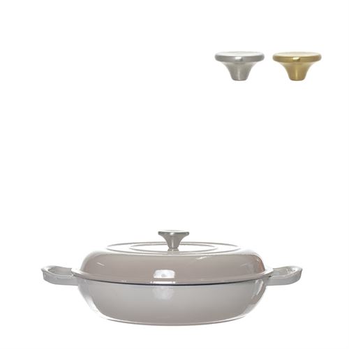 58085 CAÇAROLA FERRO FUNDIDO BAIXA ESMALTADA  C 31,00 L 31,00 A 6,20
