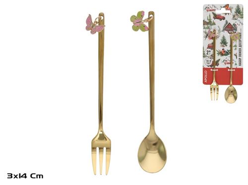 693354 TALHERES SET2 14X3CM