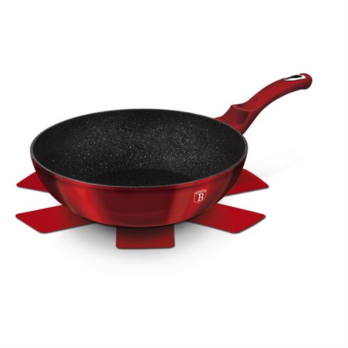 FRIGIDEIRA/SERTA WOK 28CM BURGUNDY