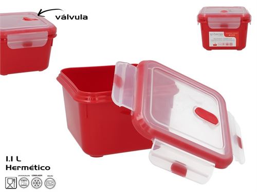 350051 CAIXA PLASTICO HERMETICA 1,1L