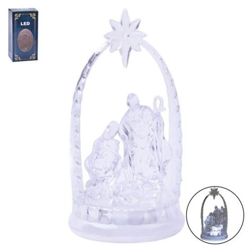 071901 PRESEPIO NTL LUZ LED 13,5CM SK 207-190