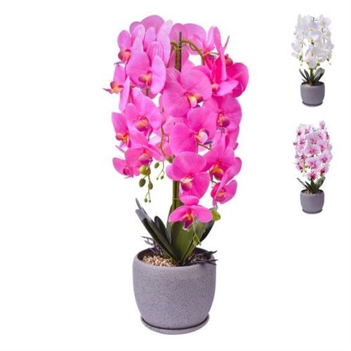 390547 VASO C/ FLOR 66CM 2439-054