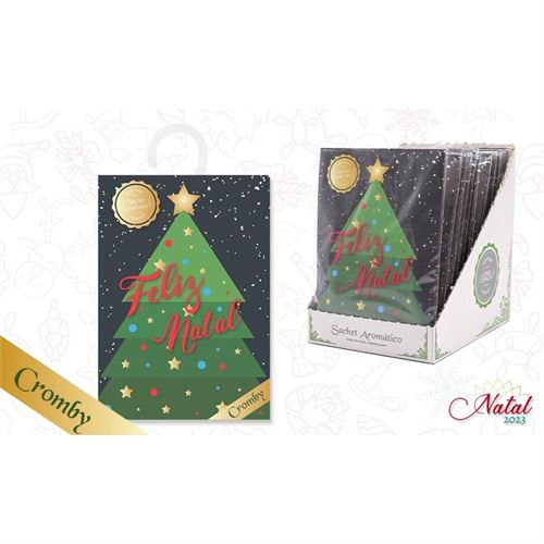 SAQUETAS PERFUMADAS DE NATAL COM CABIDE 15GR