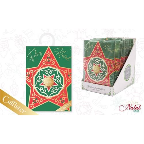 SAQUETAS PERFUMADAS DE NATAL COM CABIDE 15 GR